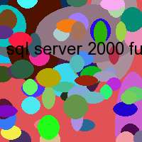 sql server 2000 function