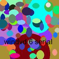 windvd 6 serial